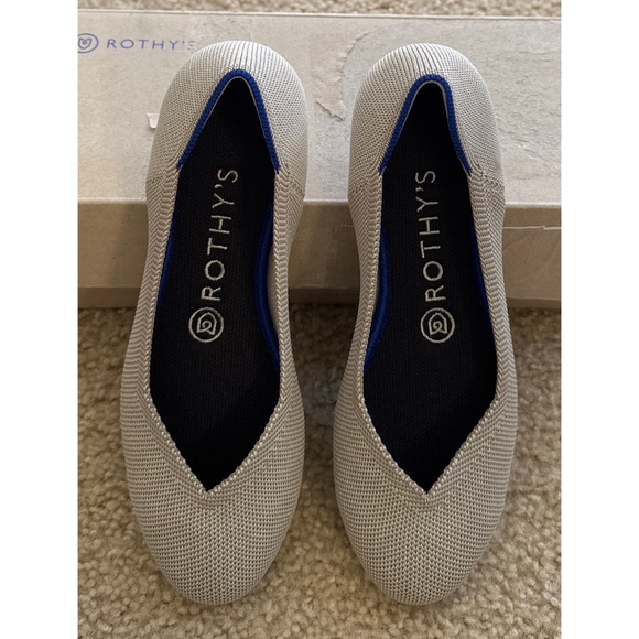 NWT Rothy’s Flax Birdseye Round Toe - Picture 2 of 3